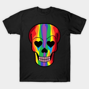 Loverboy Skull - Color Waves T-Shirt